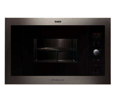 Aeg MCD1763E-M Built-in Microwave with Grill - Stainless Steel